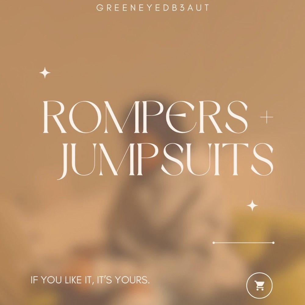 Rompers/jumpsuits/playsuits